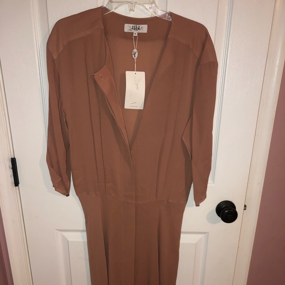 Tibi Silk Shirt Dress